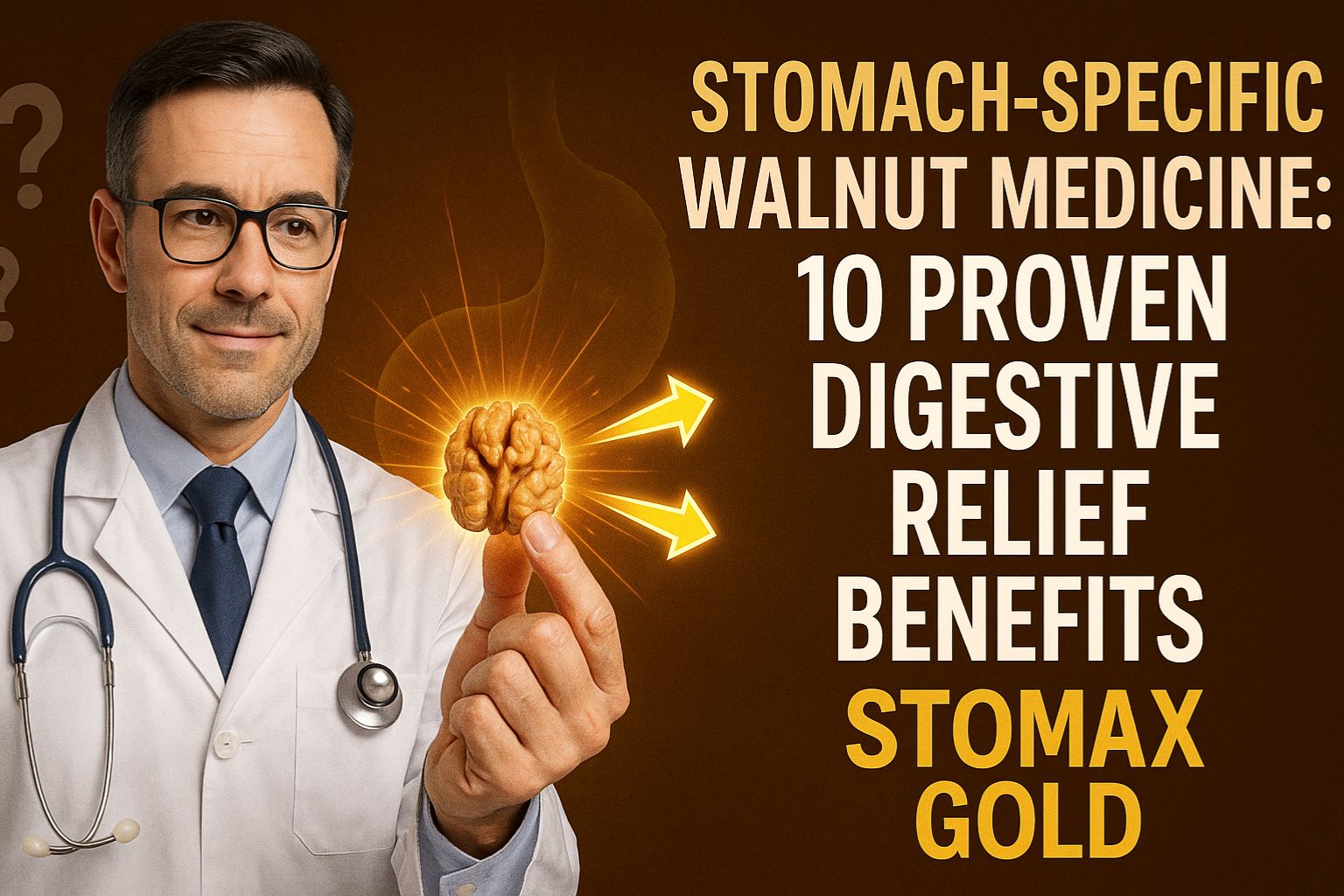 Stomach-Specific Walnut Medicine: 10 Proven Digestive Relief Benefits | Stomax Gold