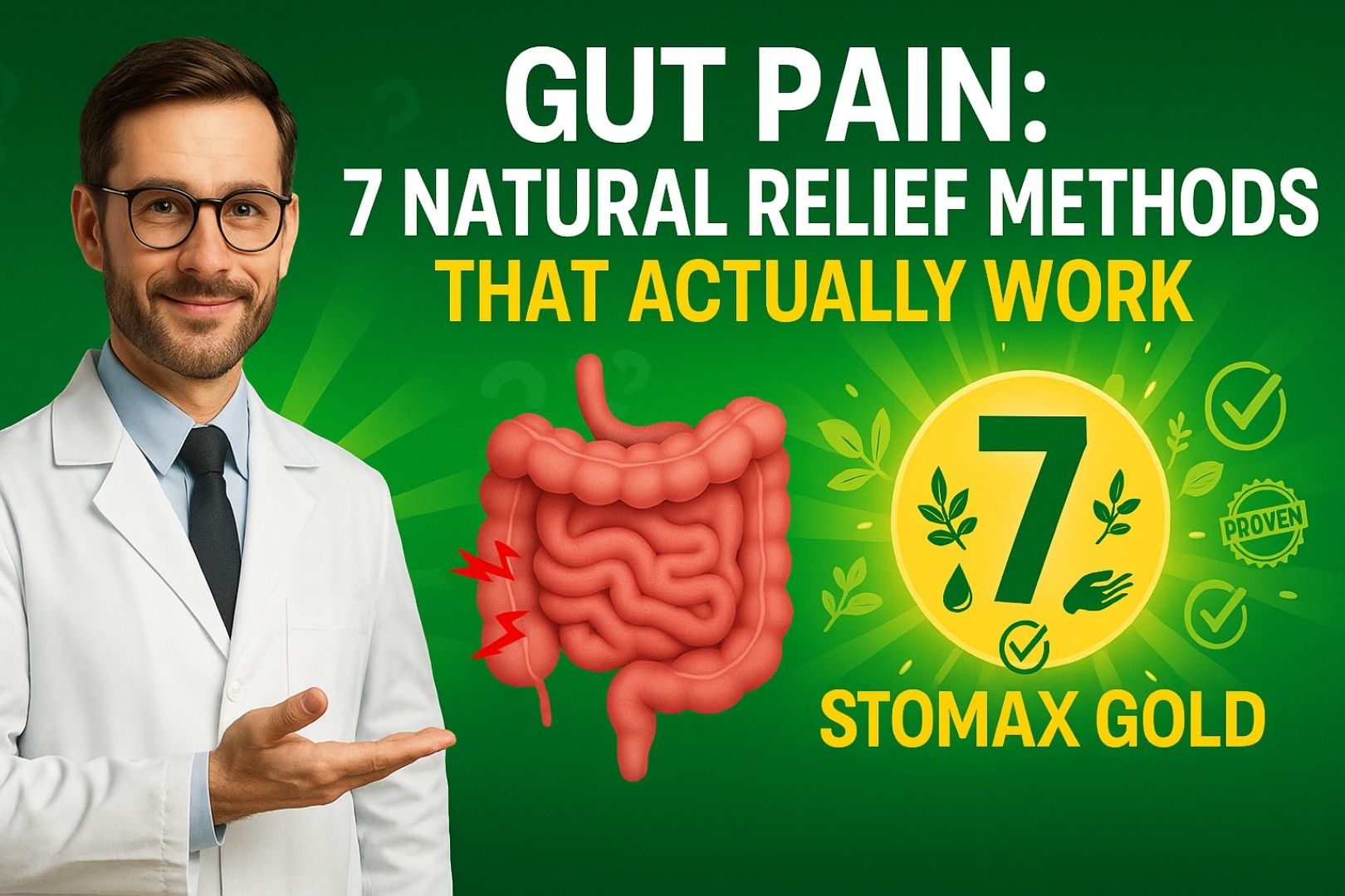 Gut Pain: 7 Natural Relief Methods That Actually Work – Stomax Gold