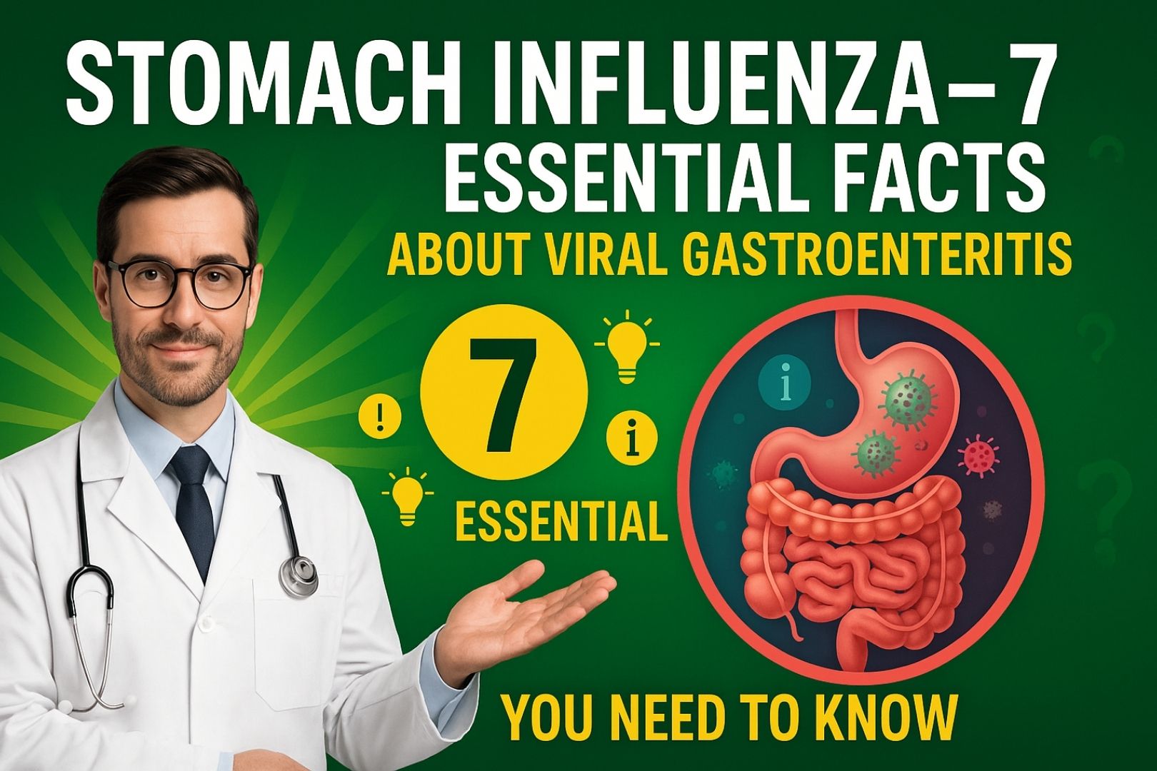 Stomach Influenza – 7 Essential Facts About Viral Gastroenteritis You Need to Know – Stomax Gold