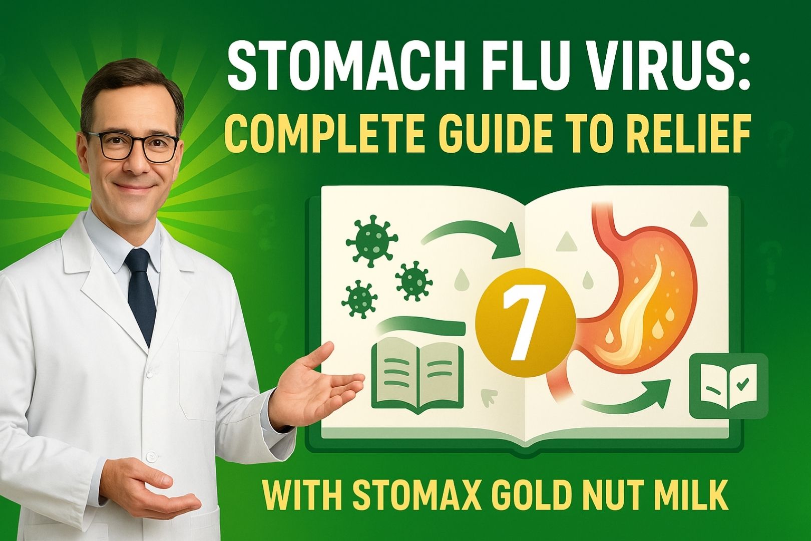 Stomach Flu Virus: Complete Guide to Relief with Stomax Gold Nut Milk