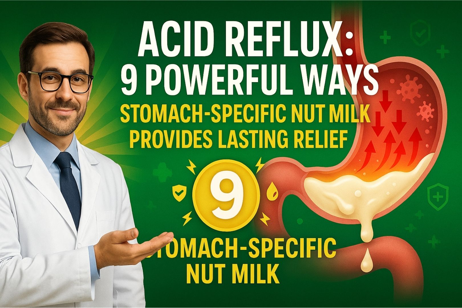Acid Reflux: 9 Powerful Ways Stomach-Specific Nut Milk Provides Lasting Relief