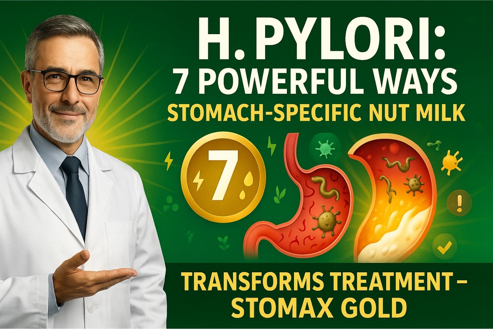 H.pylori: 7 Powerful Ways Stomach-Specific Nut Milk Transforms Treatment – Stomax Gold