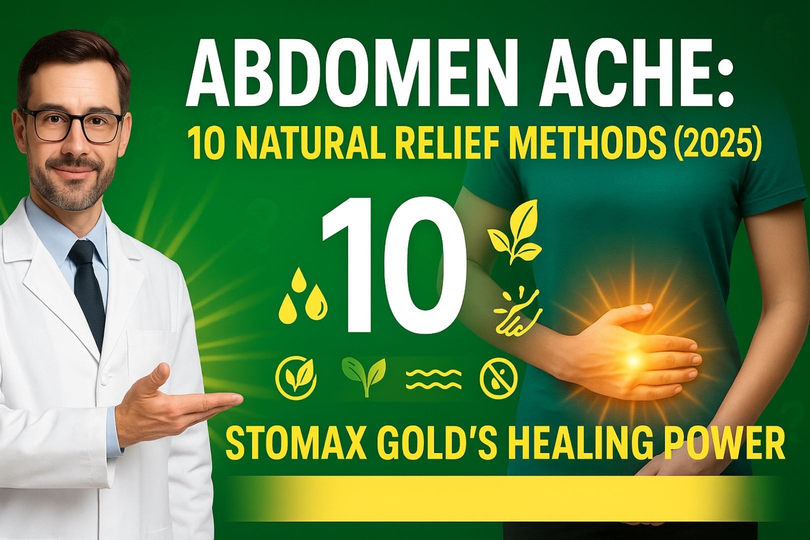 Abdomen Ache: 10 Natural Relief Methods & Stomax Gold’s Healing Power (2025)