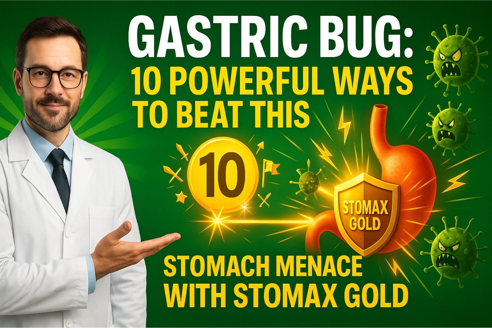 Gastric Bug: 10 Powerful Ways to Beat This Stomach Menace with Stomax Gold