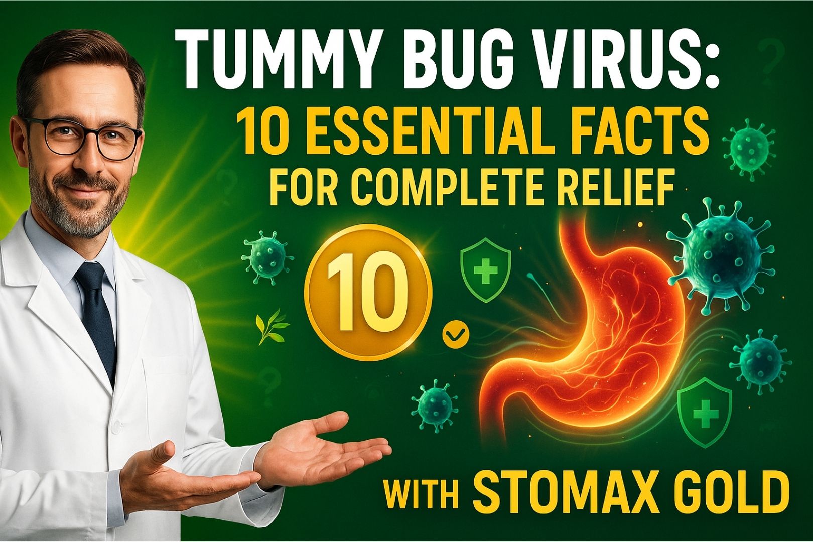 Tummy Bug Virus: 10 Essential Facts For Complete Relief with Stomax Gold